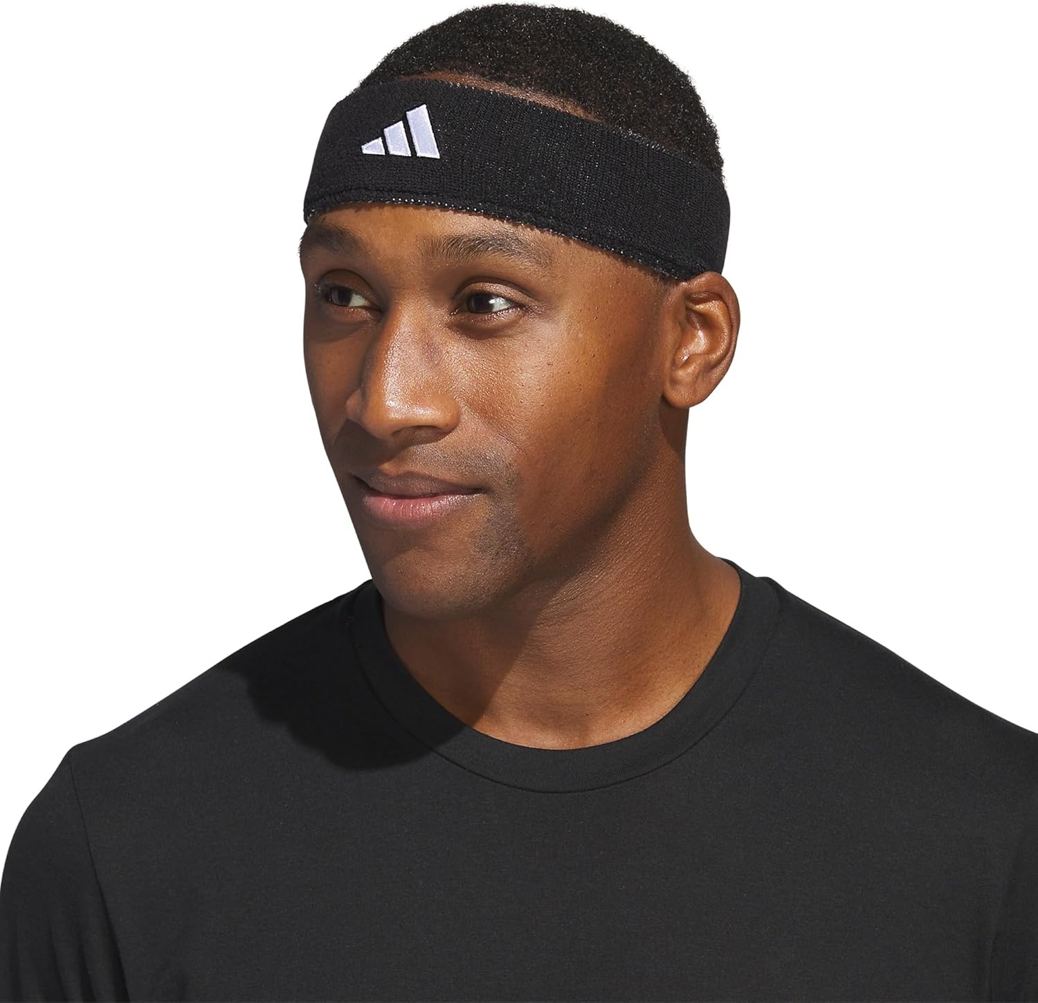image:imageAdidas Unisex Interval Reversible Headband Athletic Sports SweatbandBlackWhiteAluminum 2