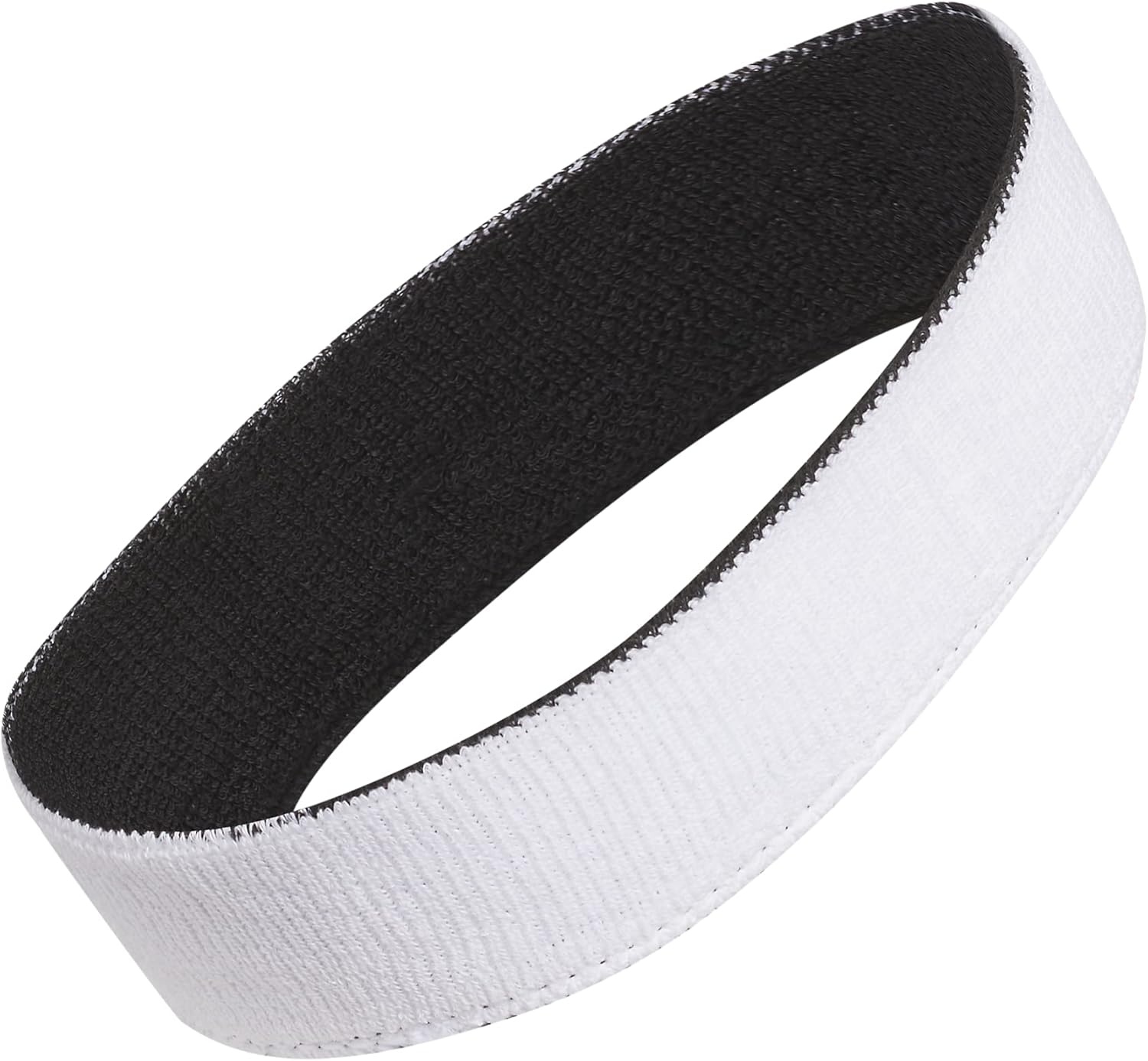 image:imageAdidas Unisex Interval Reversible Headband Athletic Sports SweatbandWhiteBlack