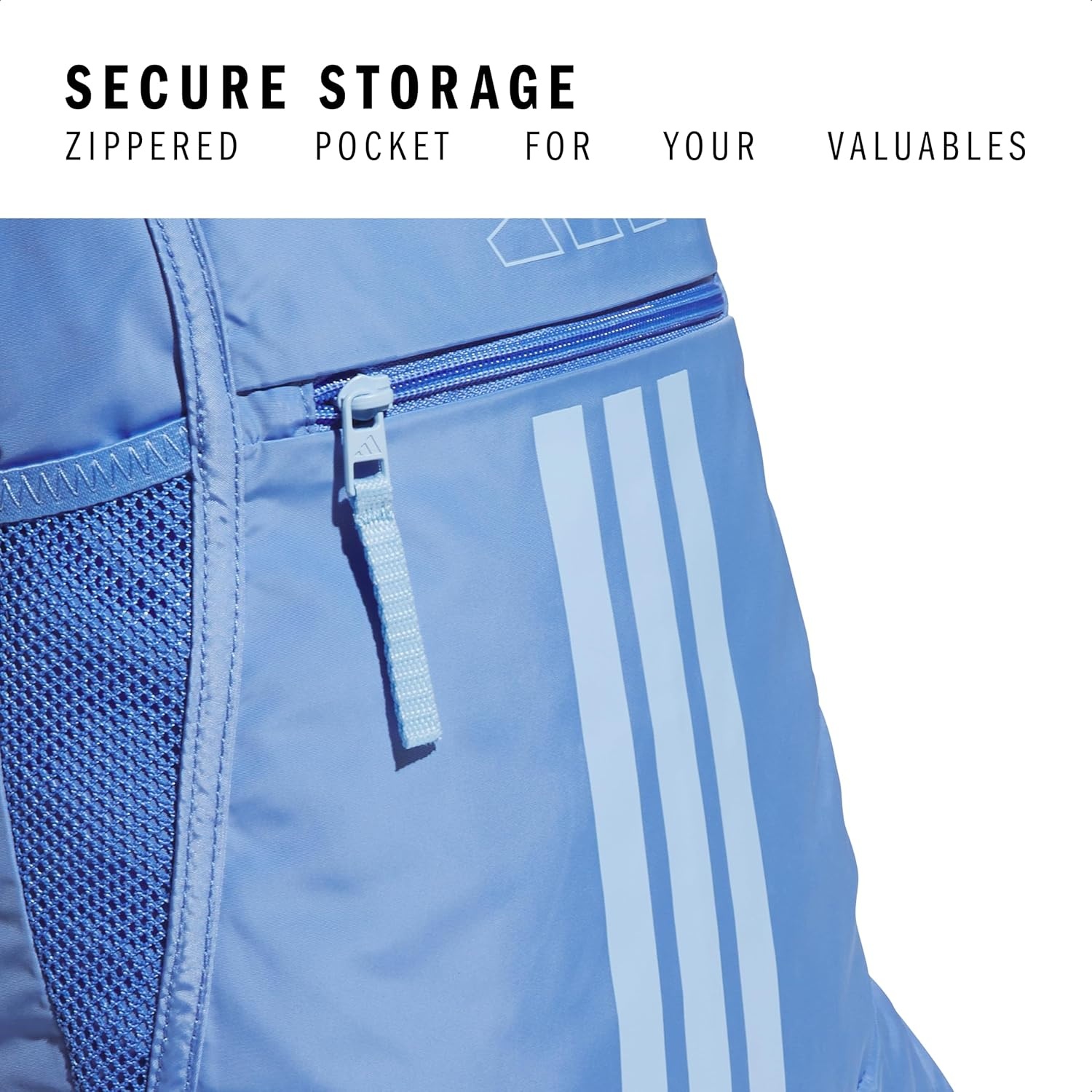 image:imageadidas Alliance Sackpack Drawstring Backpack for Sports Small Gym BagBlue FusionGlow Blue3