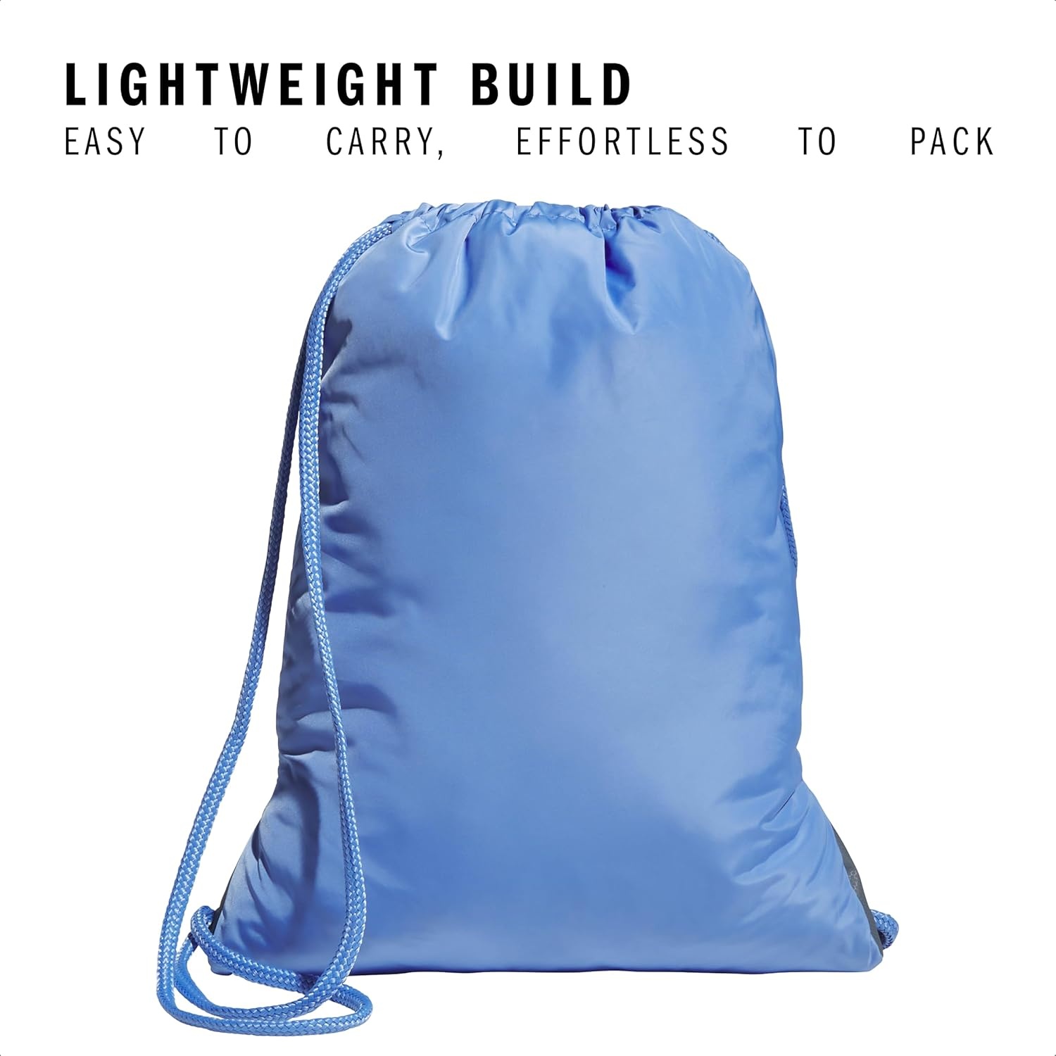 image:imageadidas Alliance Sackpack Drawstring Backpack for Sports Small Gym BagBlue FusionGlow Blue3