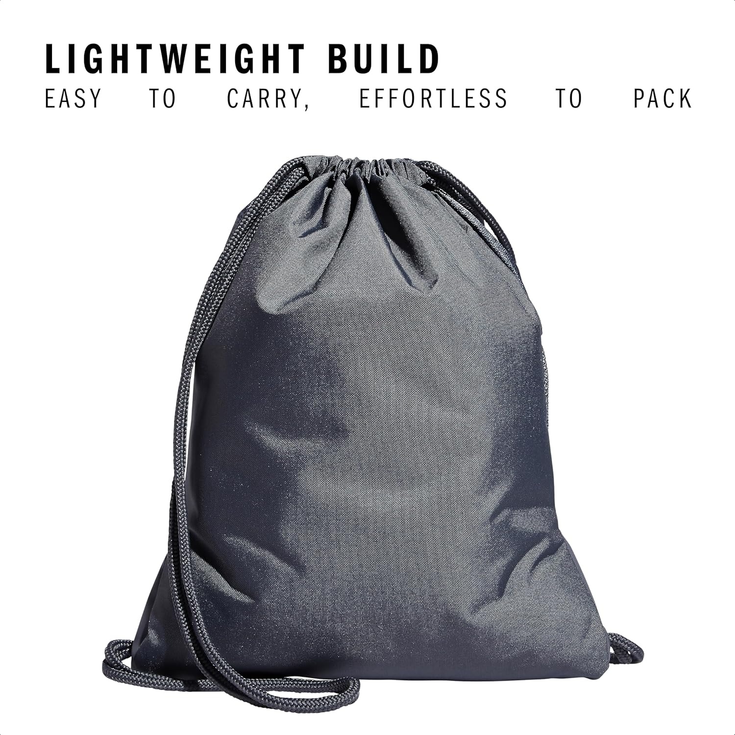 image:imageadidas Alliance Sackpack Drawstring Backpack for Sports Small Gym BagJersey Onix GreyRose Gold2