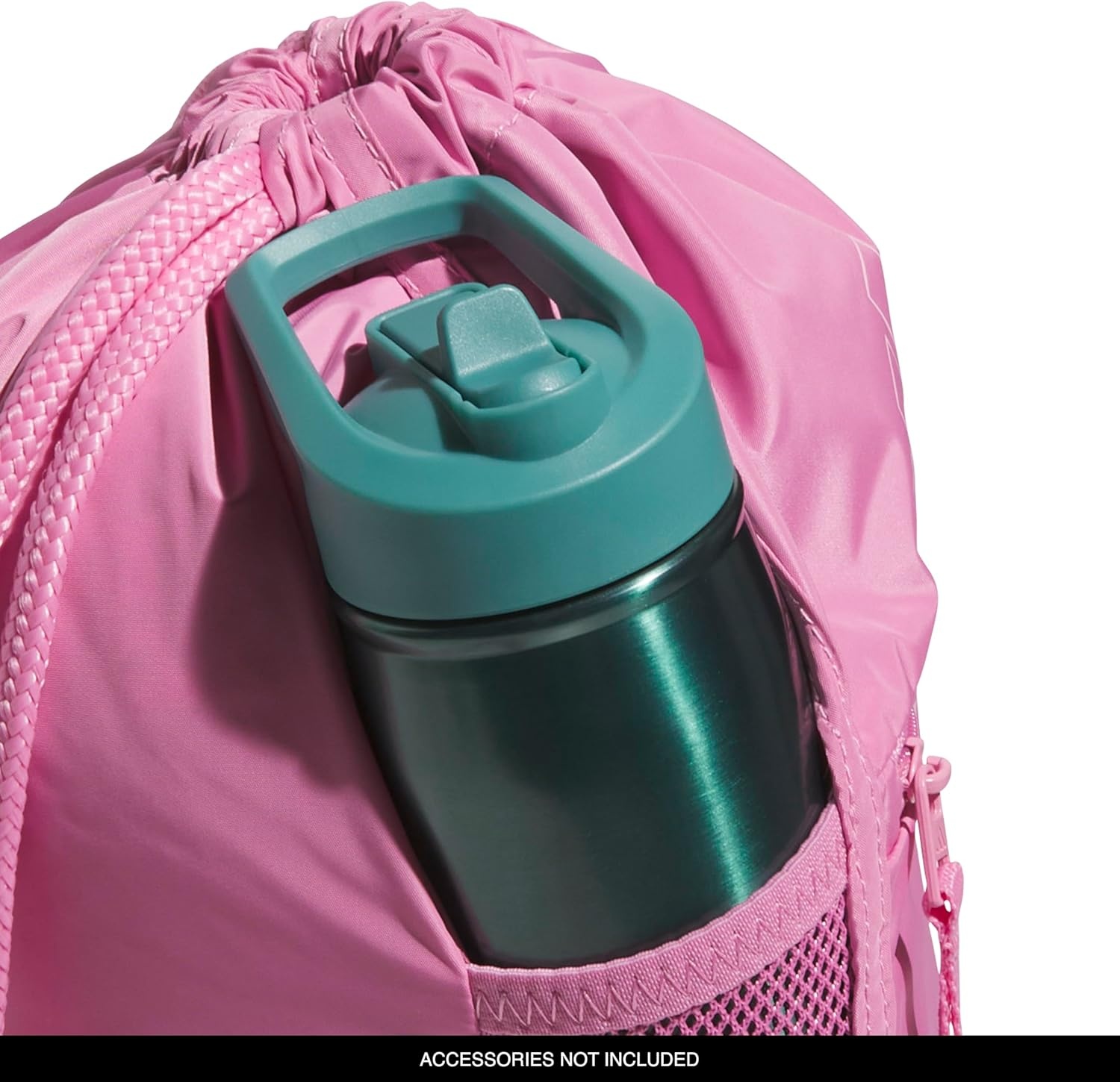 image:imageadidas Alliance Sackpack Drawstring Backpack for Sports Small Gym BagTropic BloomClear Pink3