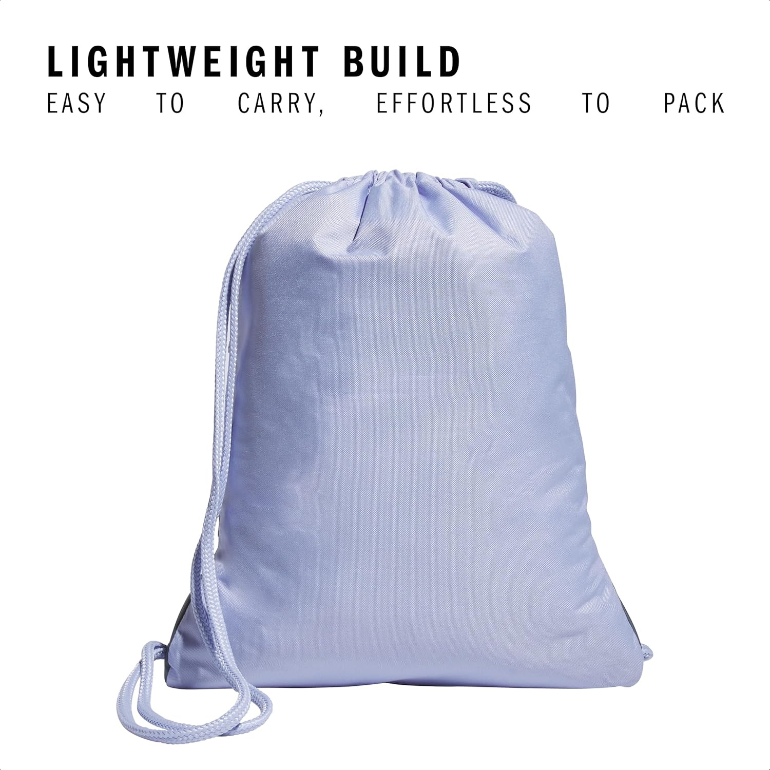 image:imageadidas Alliance Sackpack Drawstring Backpack for Sports Small Gym BagViolet Tone PurpleSilver Metallic2
