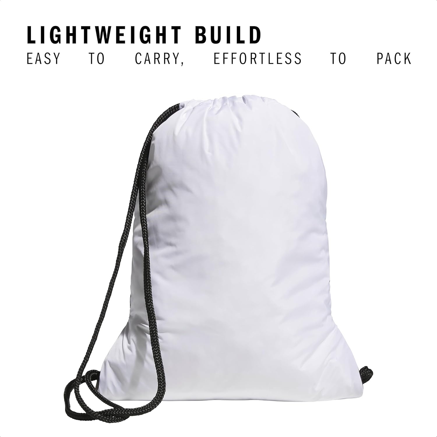 image:imageadidas Alliance Sackpack Drawstring Backpack for Sports Small Gym BagWhiteBlack3