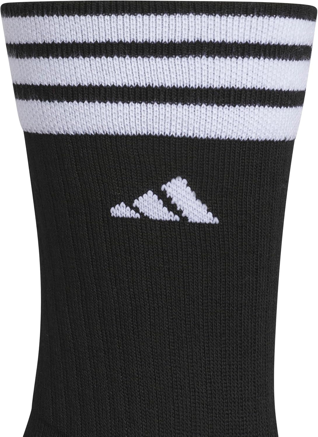 image:imageadidas Cushioned Crew Socks 3PairBlackWhite3stripe3