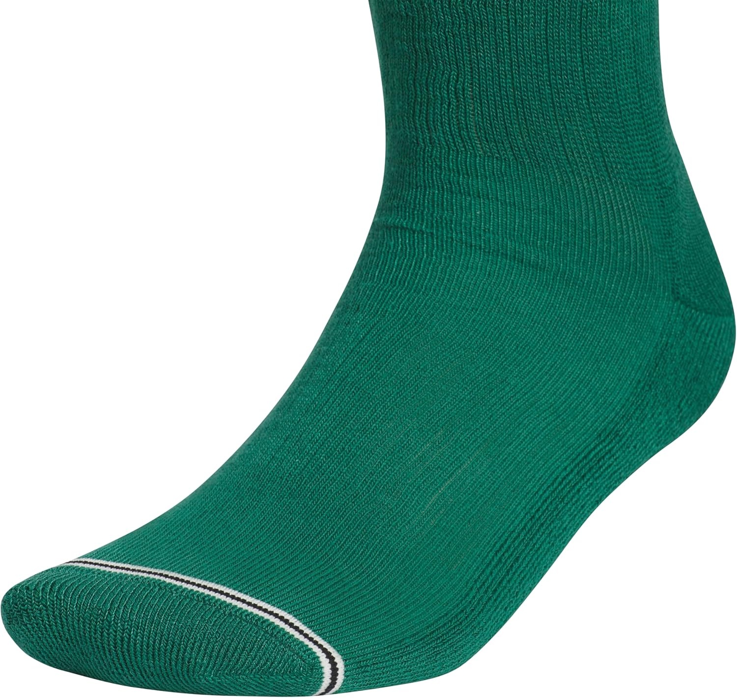 image:imageadidas Cushioned Crew Socks 3PairCollegiate GreenBlackWonder WhiteFoundation2