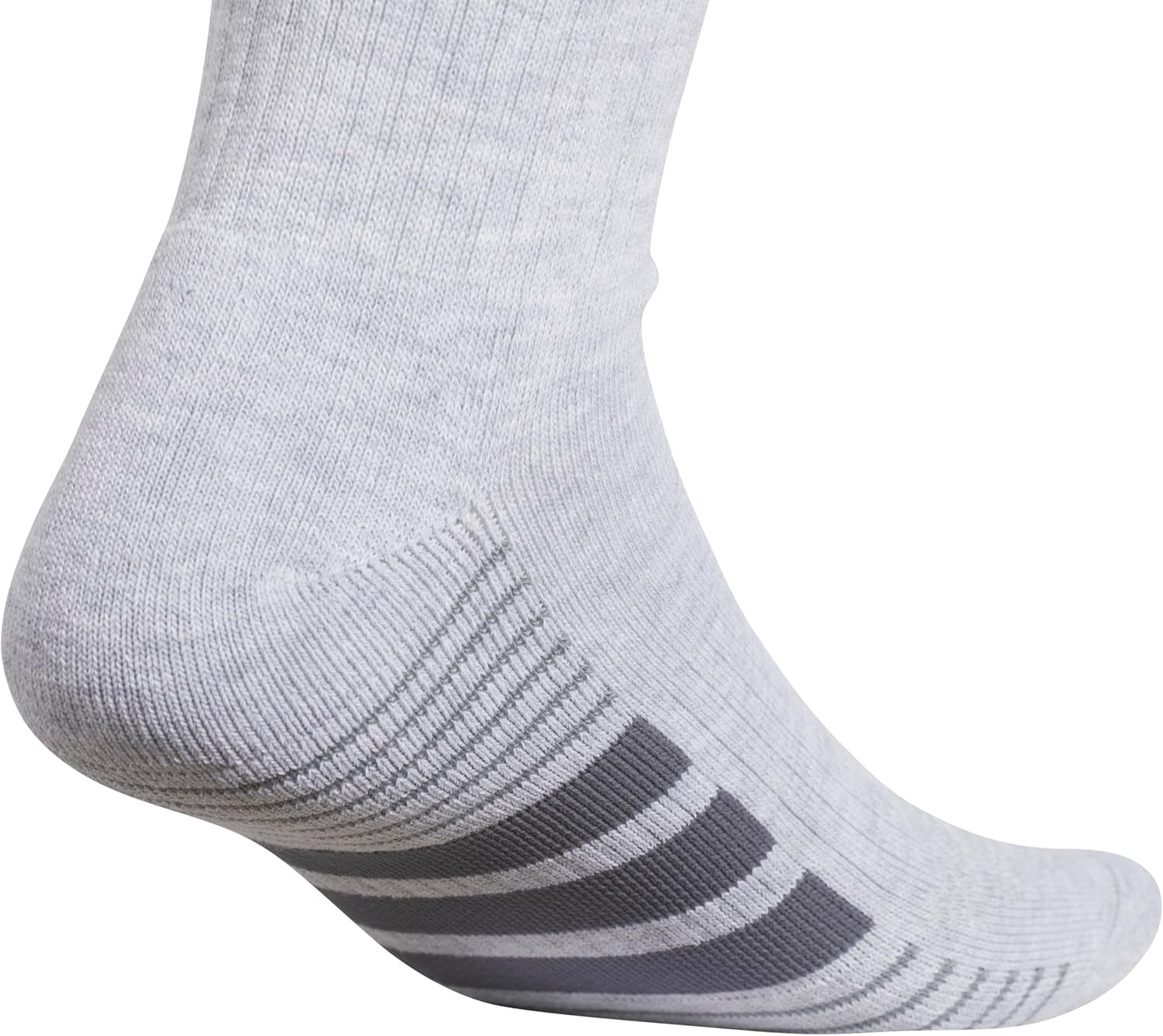 image:imageadidas Cushioned Crew Socks 3PairCool Light HeatherOnix GreyGrey4