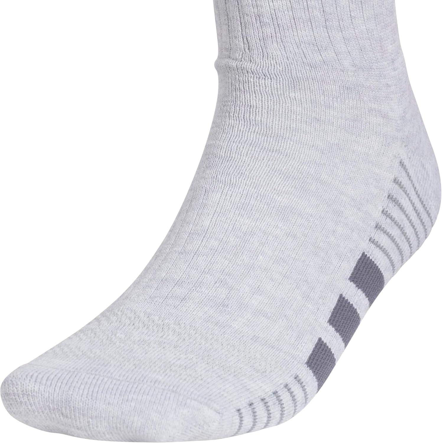 image:imageadidas Cushioned Crew Socks 3PairCool Light HeatherOnix GreyGrey4