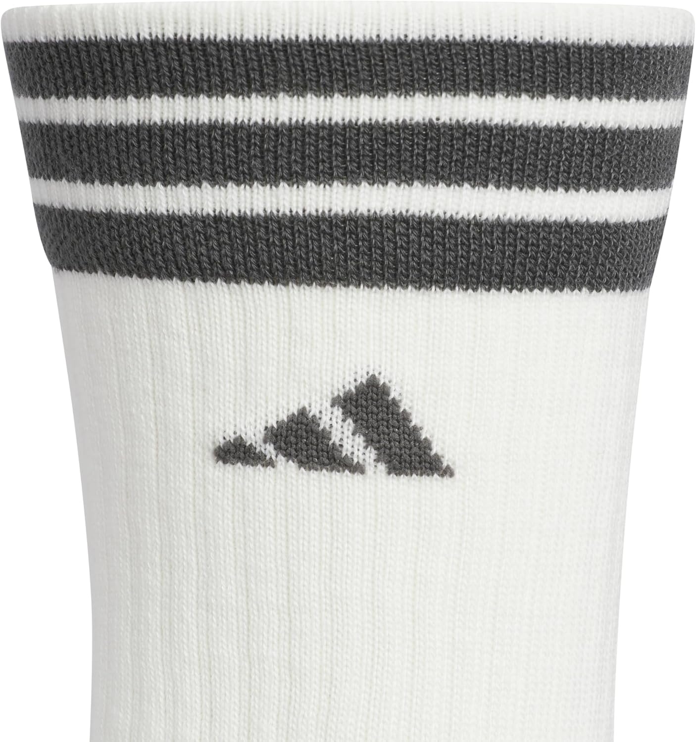 image:imageadidas Cushioned Crew Socks 3PairOff WhiteWonder Cargo KhakiGrey Six3stripe3