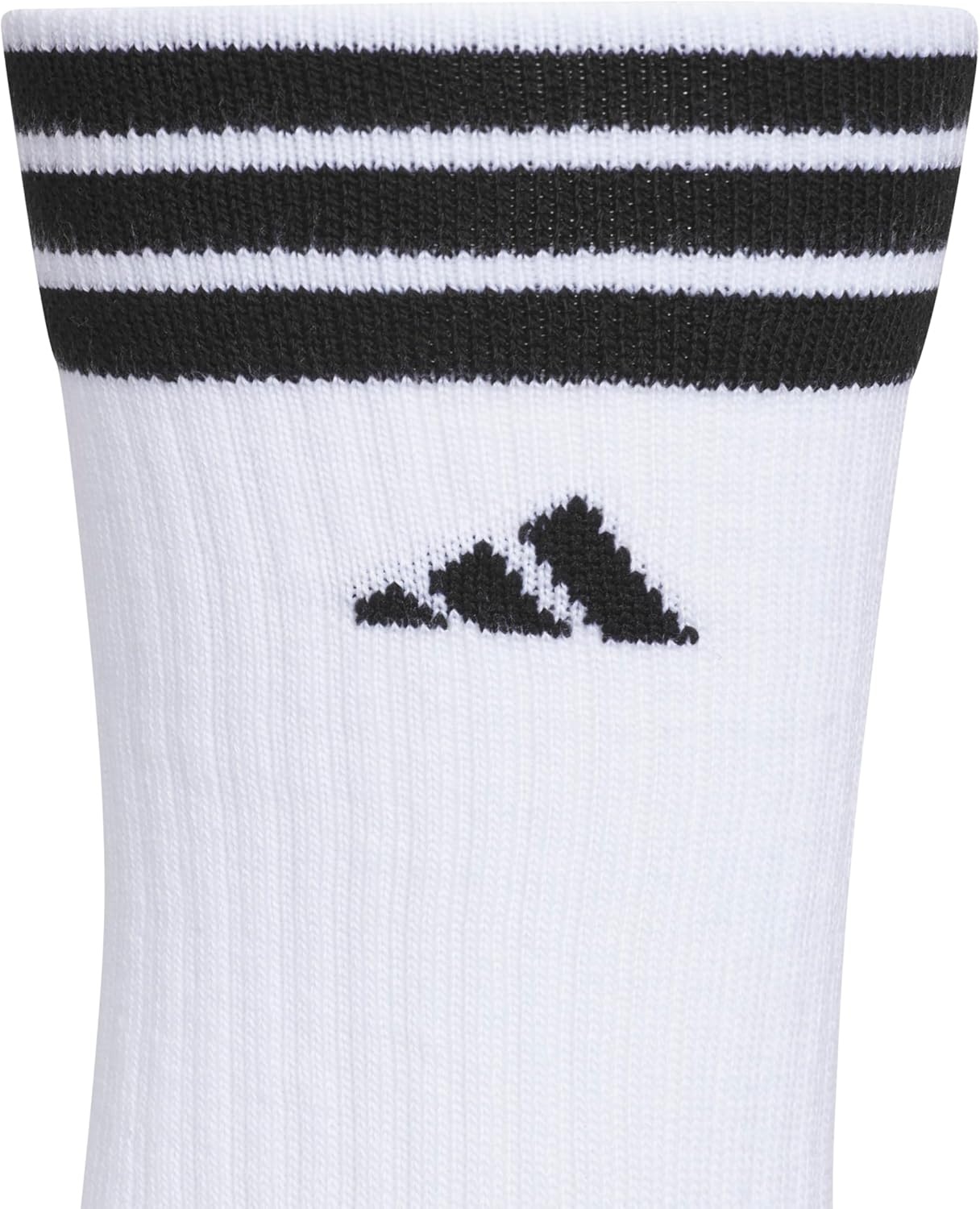 image:imageadidas Cushioned Crew Socks 3PairWhiteBlack3stripe3