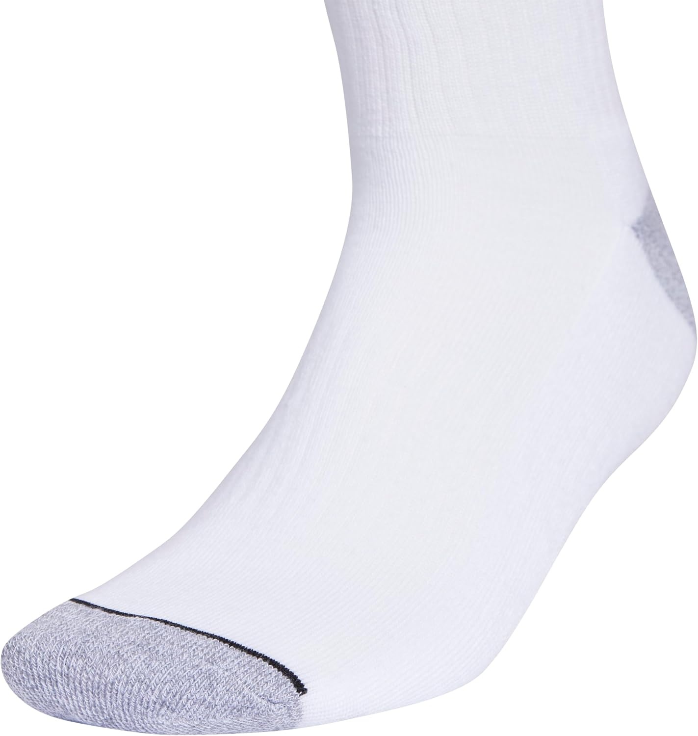 image:imageadidas Cushioned Crew Socks 3PairWhiteGreyBlack3stripe3