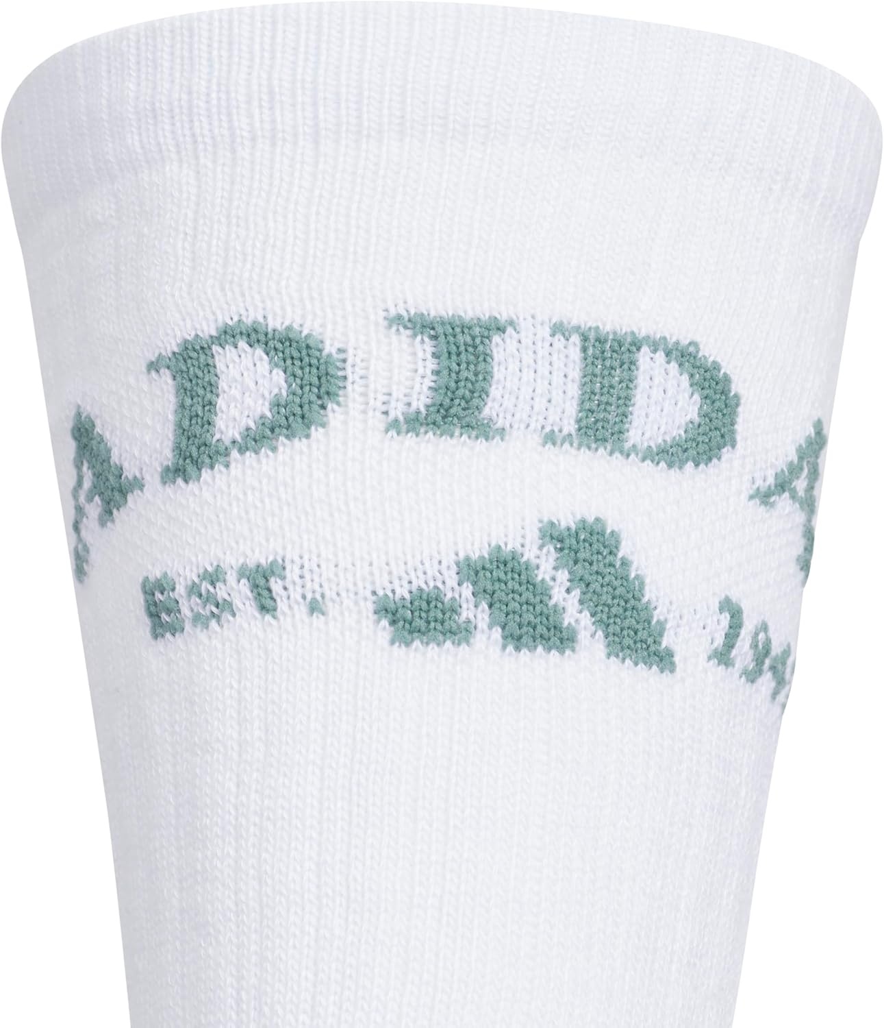 image:imageadidas Cushioned Crew Socks 3PairWhitePreloved Teal GreenBlackFoundation