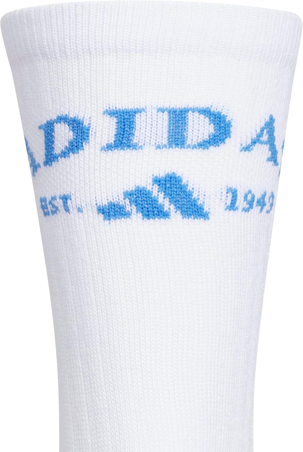 image:imageadidas Cushioned Crew Socks 3PairWhiteRay BlueCool Light HeatherFoundation
