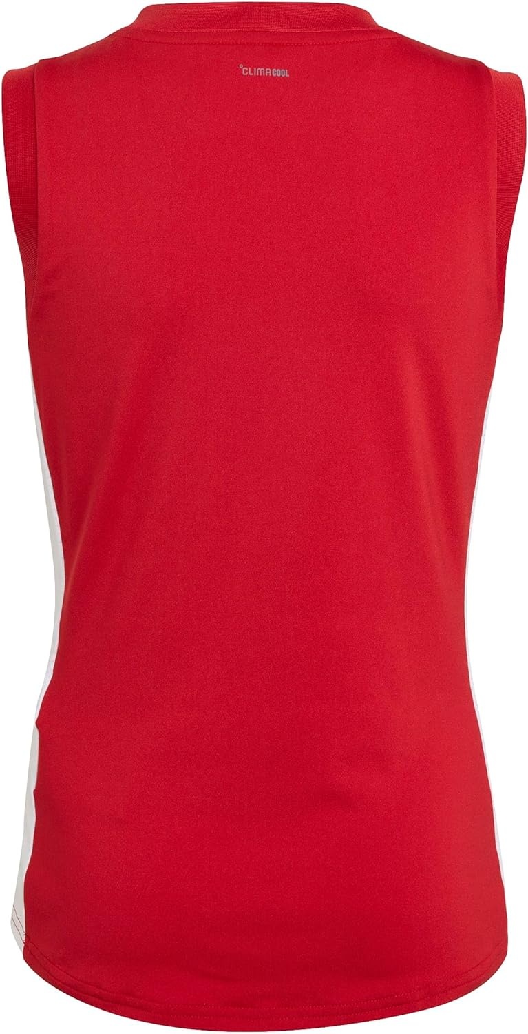 image:imageadidas Girls Volleyball Quickset Sleeveless JerseyTeam Power Red