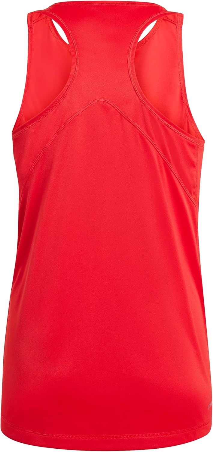 image:imageadidas Kids Girls Club Crew Neck Tank Tennis Casual WhiteBetter Scarlet