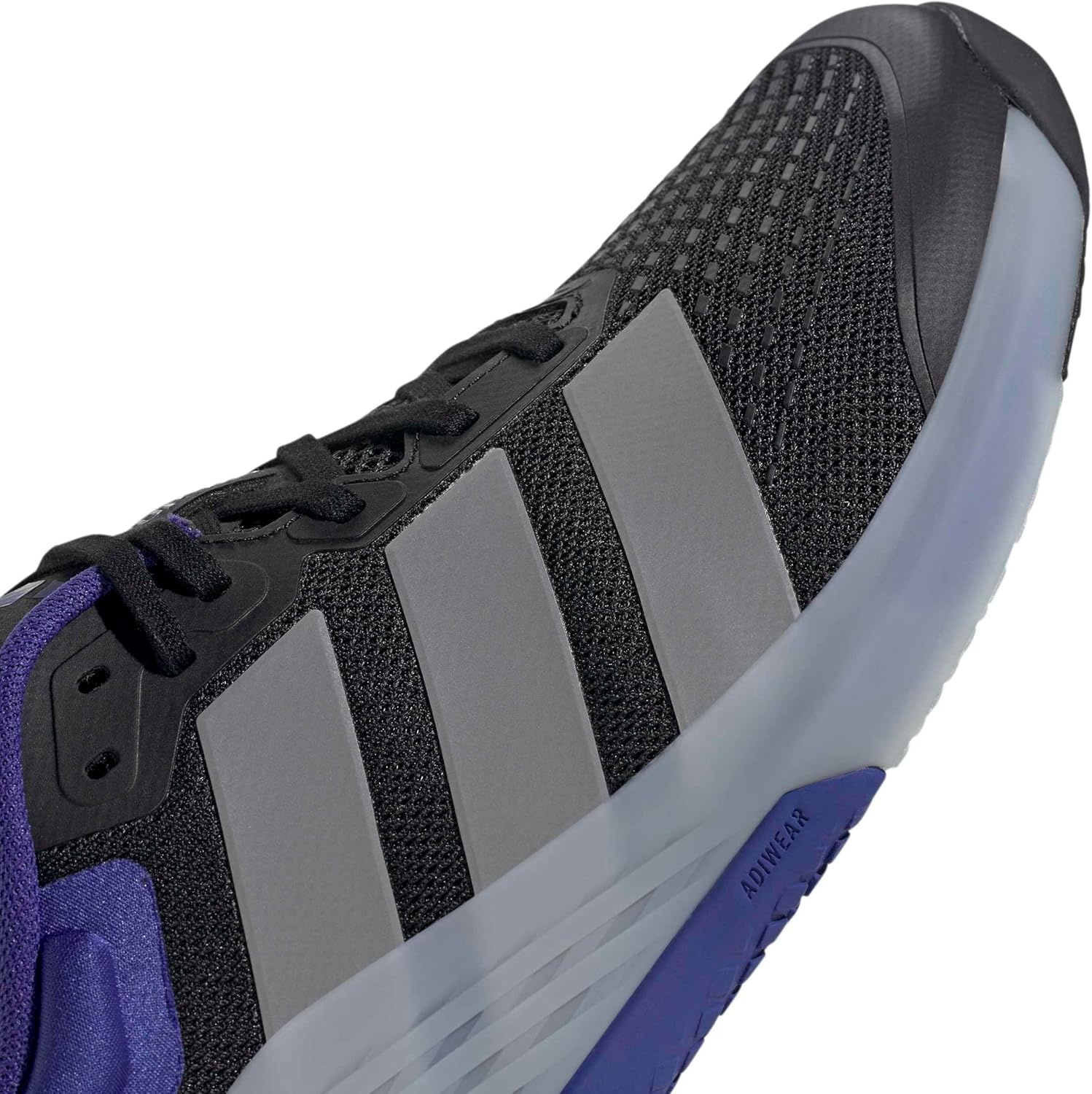 image:imageadidas Mens Dropset 4 Training Sneakers Shoes BlackBlackHalo SilverPure Purple