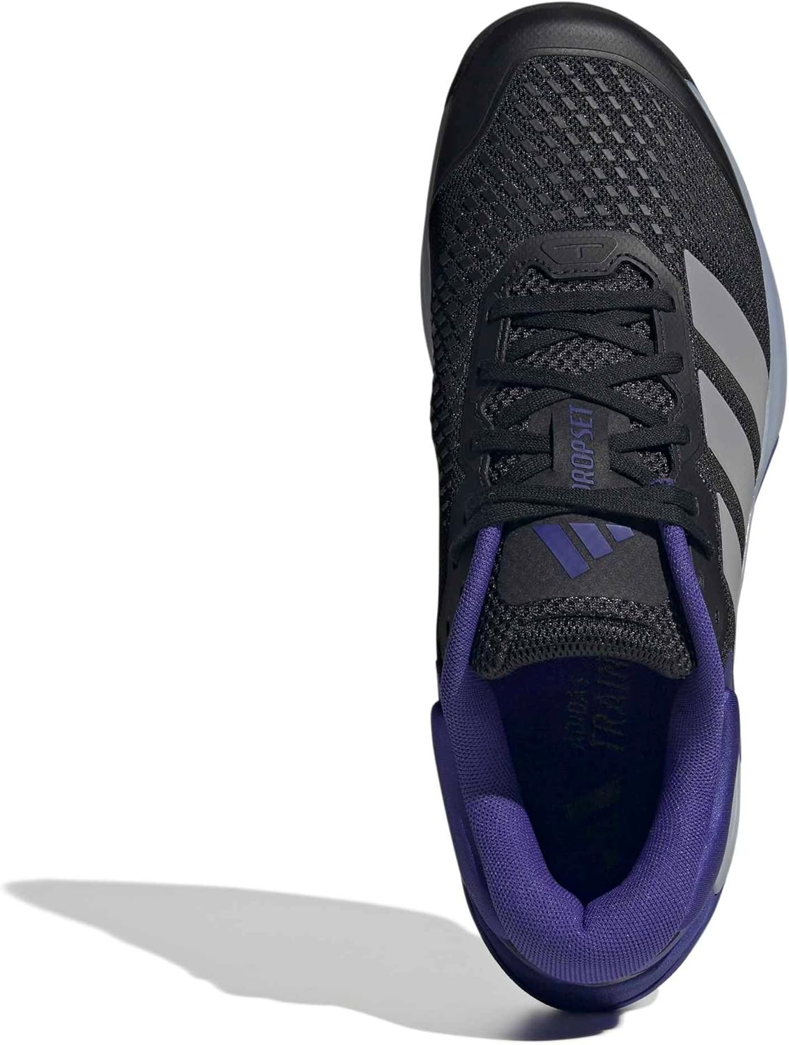 image:imageadidas Mens Dropset 4 Training Sneakers Shoes BlackBlackHalo SilverPure Purple