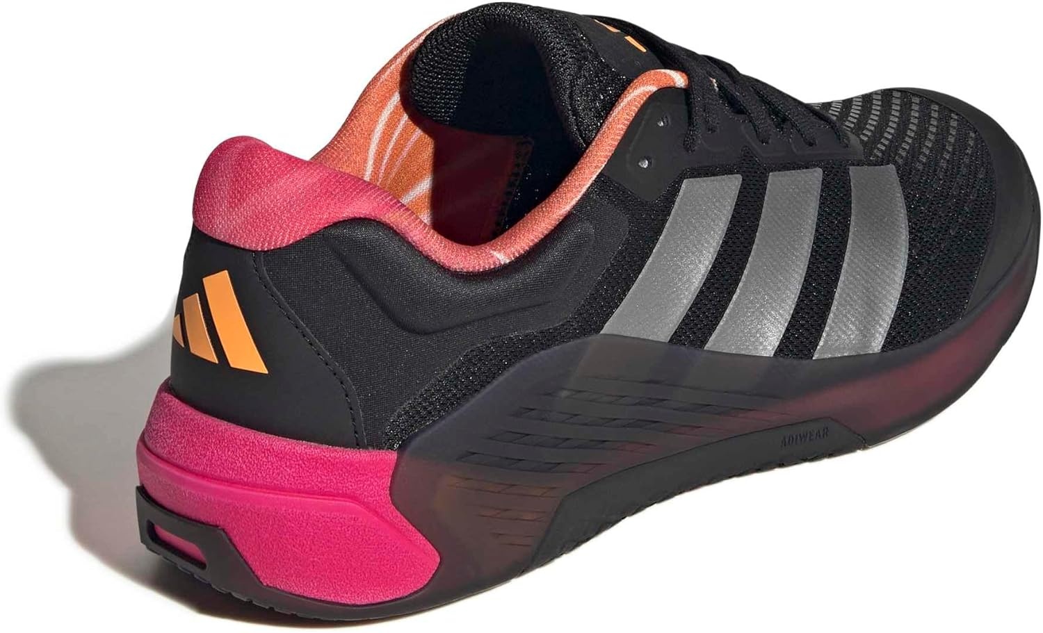 image:imageadidas Mens Dropset 4 Training Sneakers Shoes BlackBlackIron MetallicShock Pink