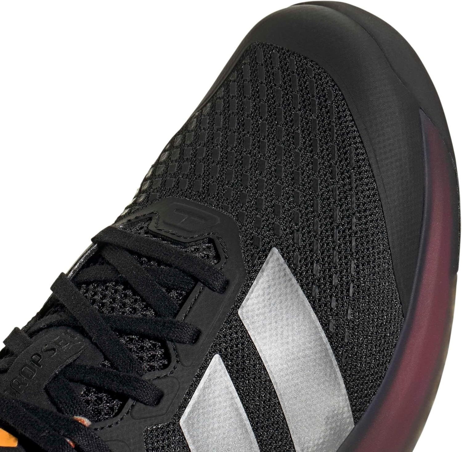 image:imageadidas Mens Dropset 4 Training Sneakers Shoes BlackBlackIron MetallicShock Pink