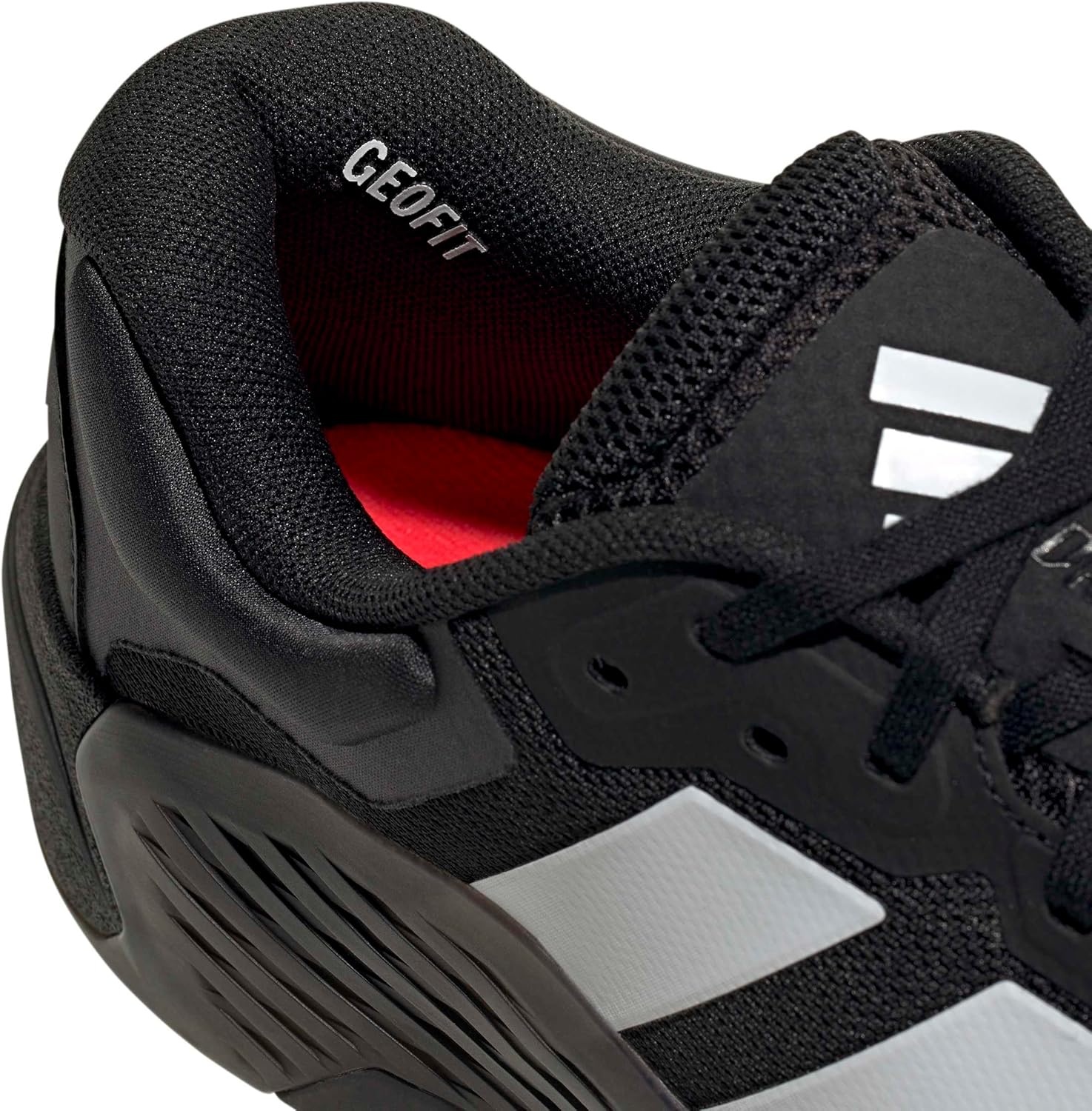 image:imageadidas Mens Dropset 4 Training Sneakers Shoes BlackBlackWhiteLucid Red