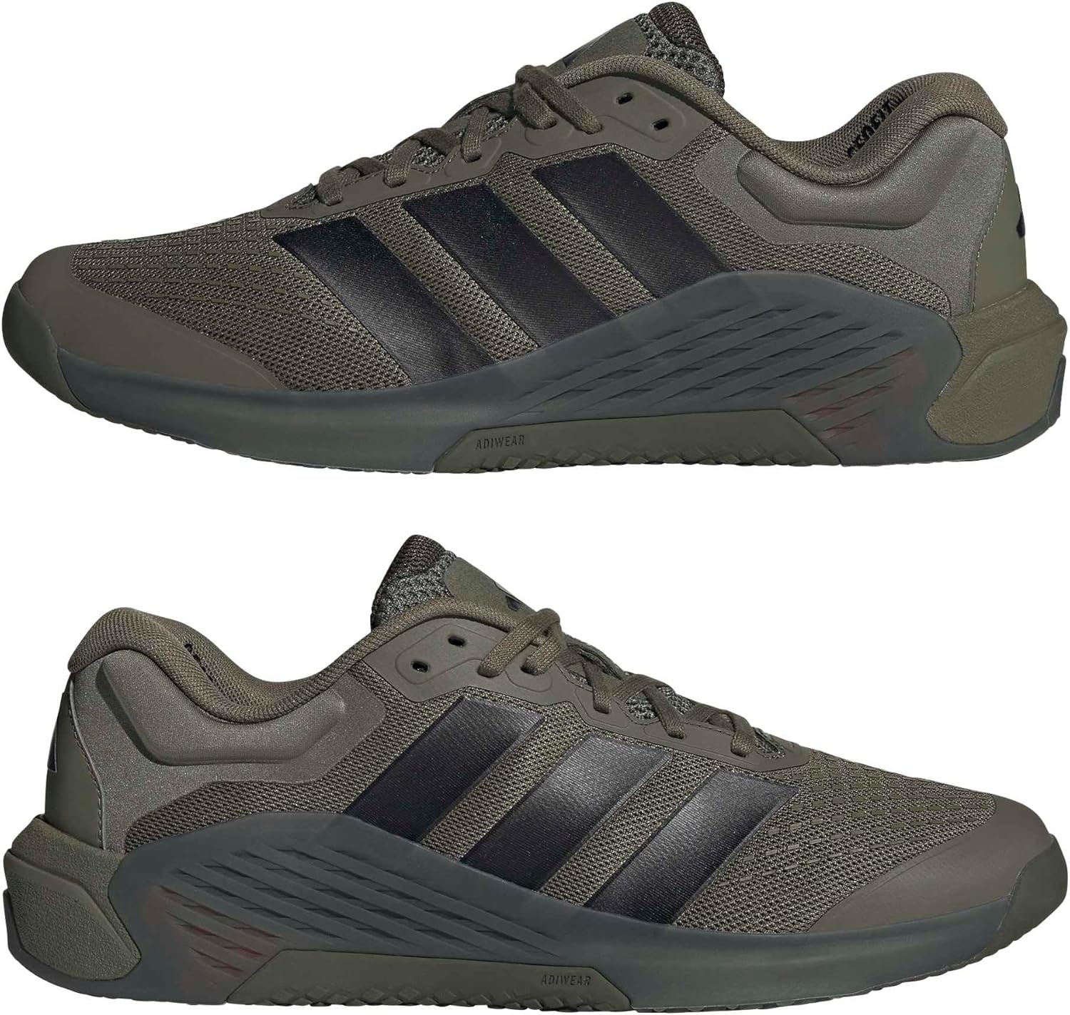image:imageadidas Mens Dropset 4 Training Sneakers Shoes BlackOlive StrataBlackNight Cargo