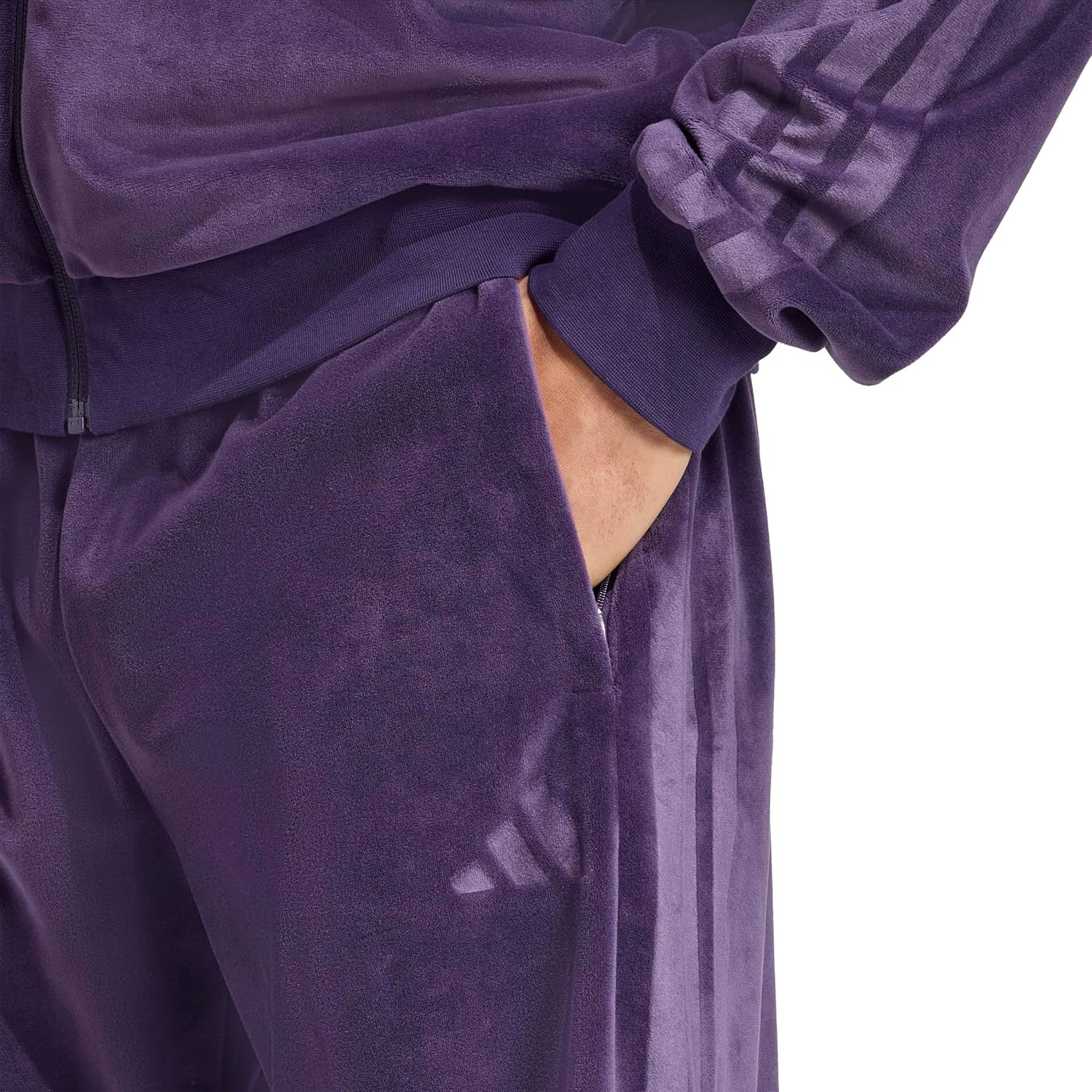 image:imageadidas Mens House of Tiro Velour PantsAurora Plum