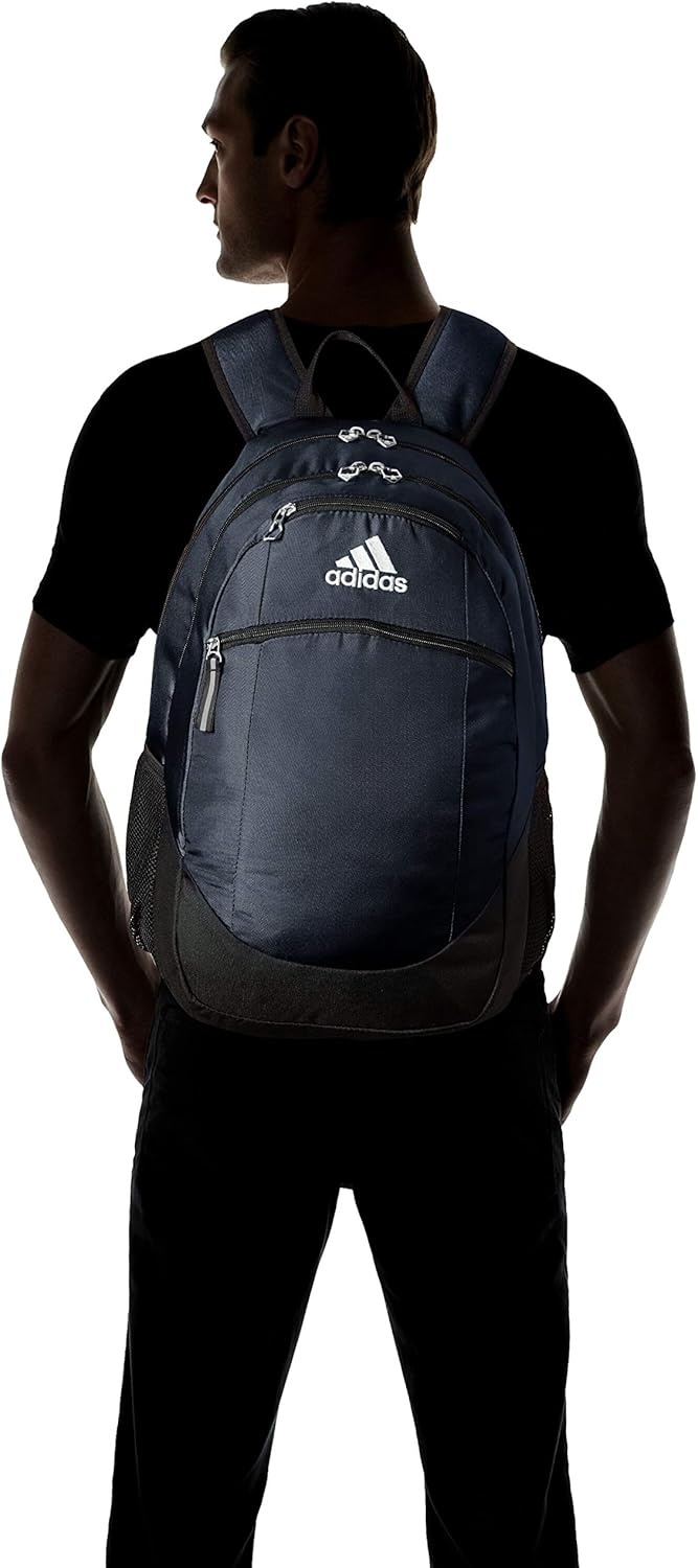 image:imageadidas Striker 3 Team Sports Backpack Daypack for Sports Gym Travel 36LTeam Navy BlueBlackWhite