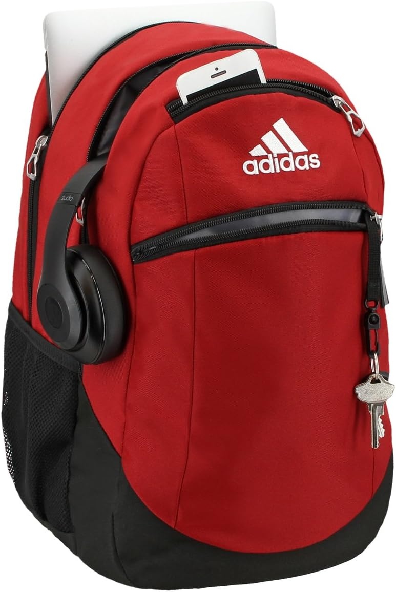 image:imageadidas Striker 3 Team Sports Backpack Daypack for Sports Gym Travel 36LTeam Power RedBlackWhite