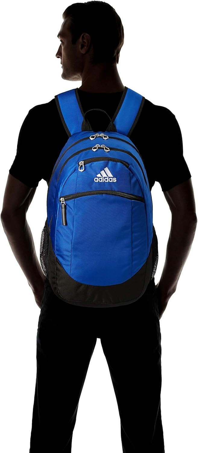 image:imageadidas Striker 3 Team Sports Backpack Daypack for Sports Gym Travel 36LTeam Royal BlueBlackWhite