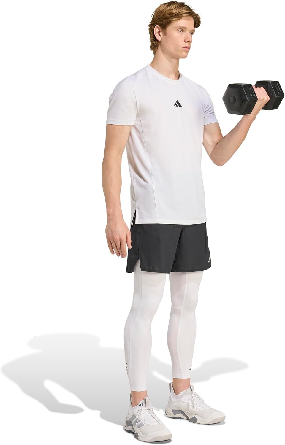 image:imageadidas Techfit Compression Training Long TightsWhite
