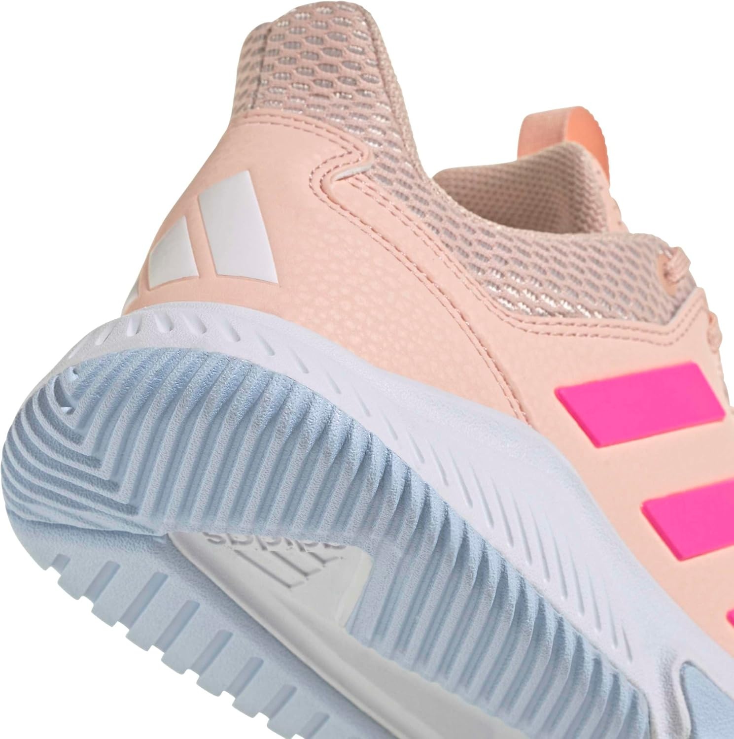 image:imageadidas Womens Court Flight Indoor Volleyball Volleyball Sneakers Shoes PinkBlush PinkLucid PinkWhite