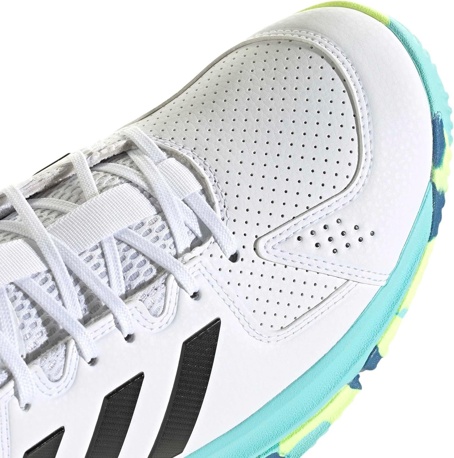 image:imageadidas Womens Court Flight Indoor Volleyball Volleyball Sneakers Shoes PinkWhiteBlackFlash Aqua