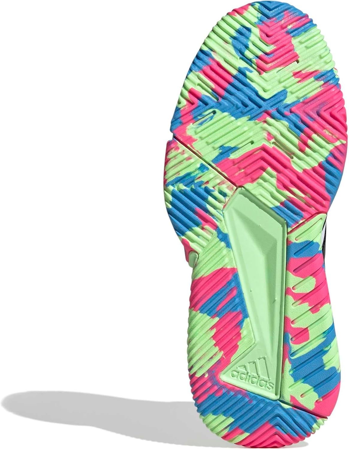 image:imageadidas Womens Court Flight Indoor Volleyball Volleyball Sneakers Shoes PinkWhiteBlackGreen Spark