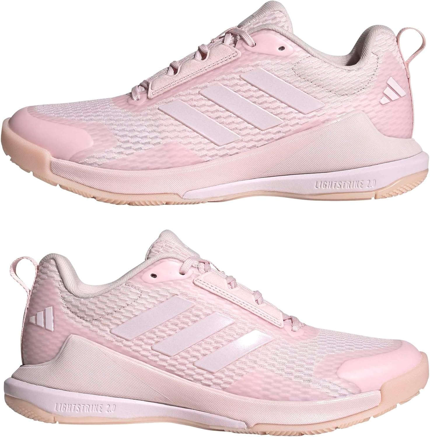 image:imageadidas Womens Novaflight 2 IndoorDistilled PinkDistilled PinkDistilled Pink