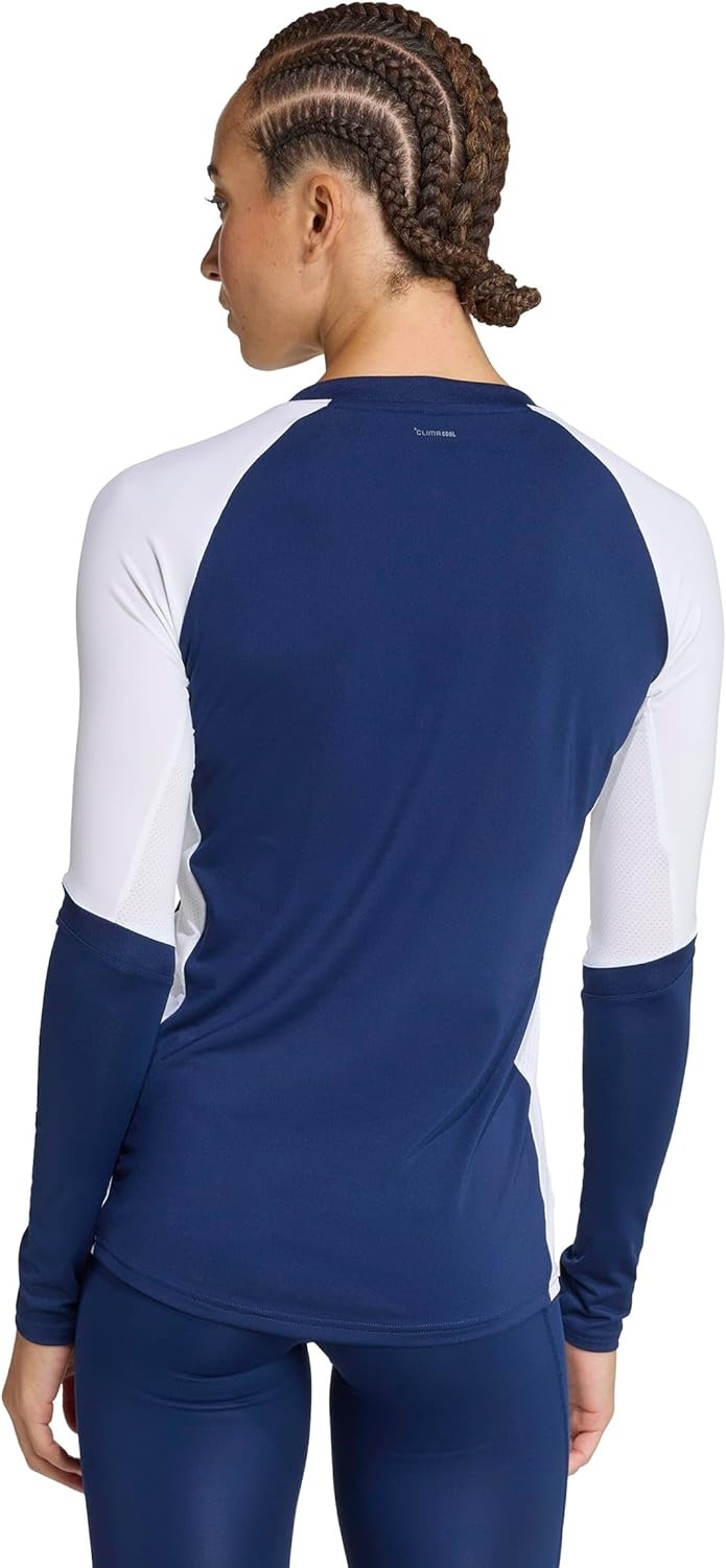 image:imageadidas Womens Quickset Volleyball Long Sleeve JerseyTeam Navy Blue