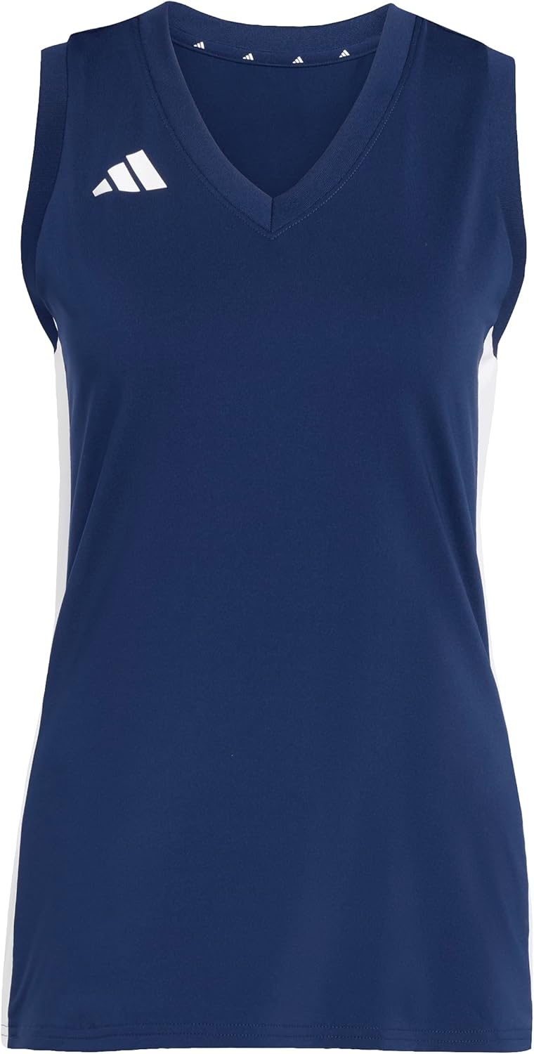 image:imageadidas Womens Quickset Volleyball Sleeveless JerseyTeam Navy Blue