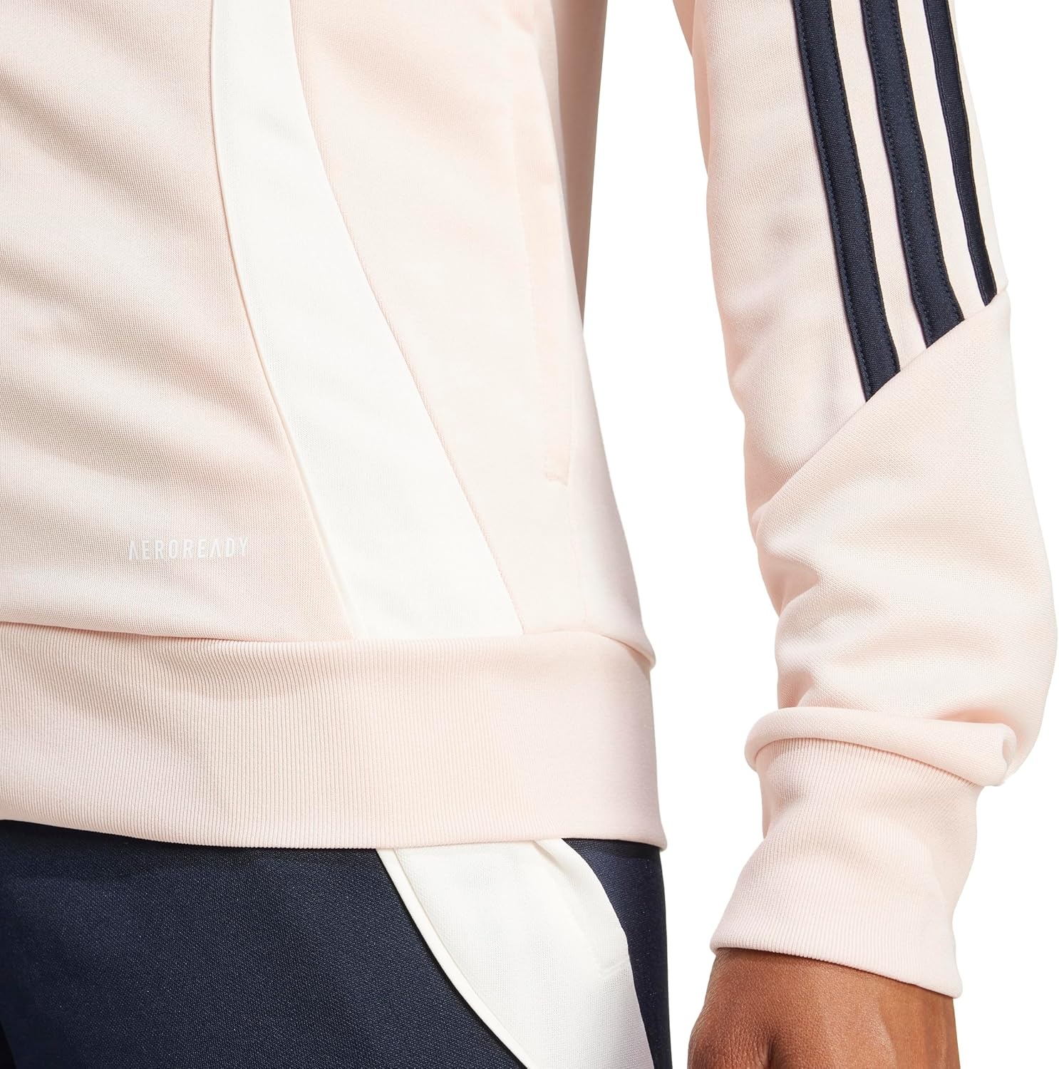 image:imageadidas Womens Tiro 24 Training JacketBlush PinkNight Navy