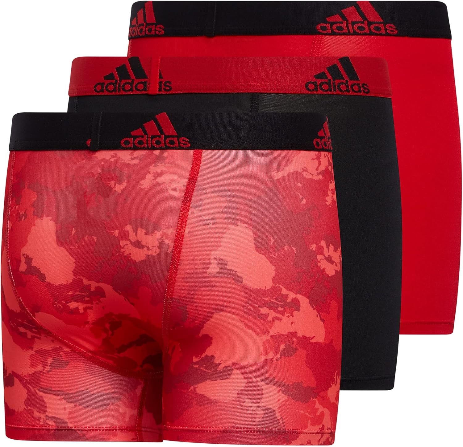 image:imageadidas Womens Train Essentials Boxy Tank TopScarlet Continent CamoBlackScarlet