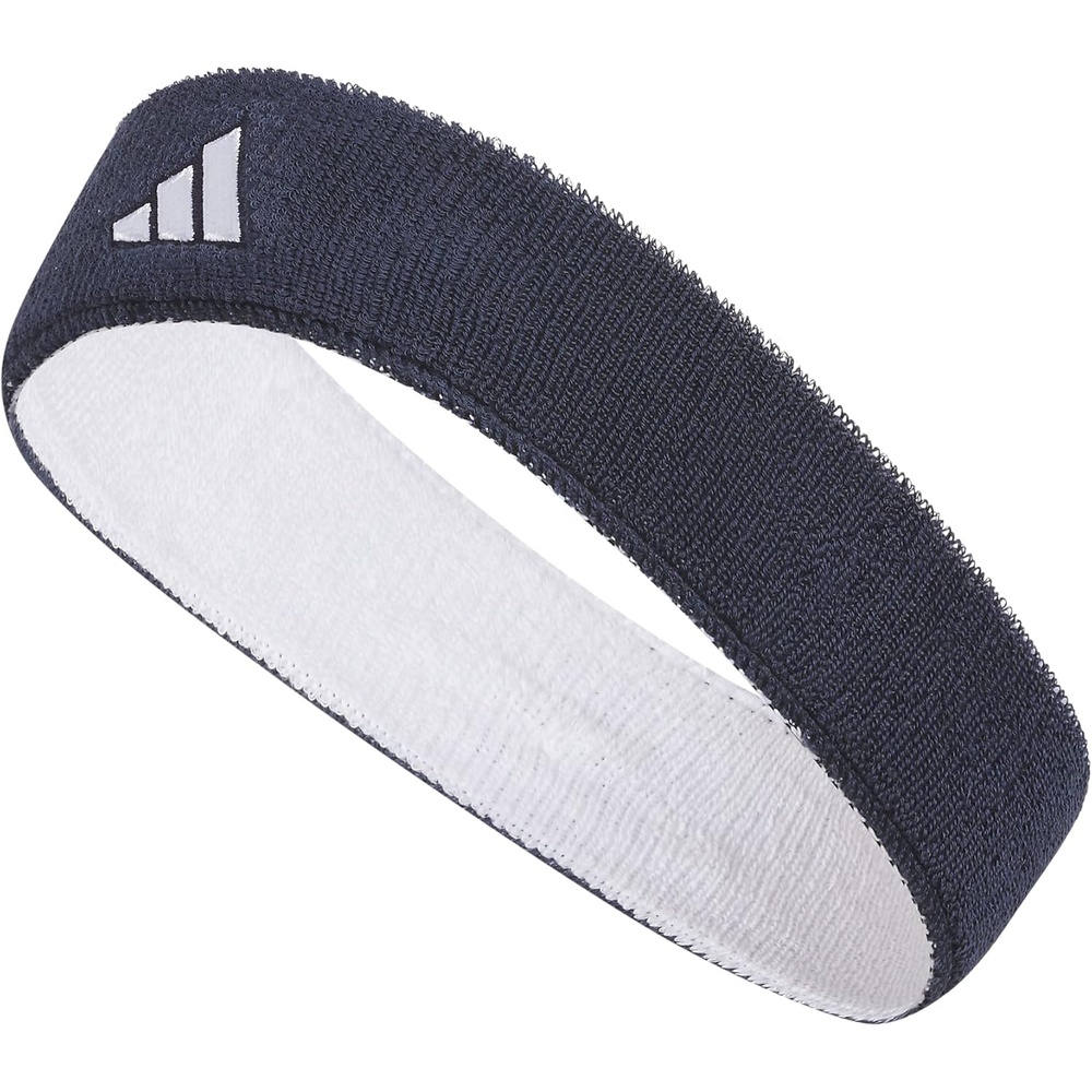 image:imageAdidas Unisex Interval Reversible Headband Athletic Sports SweatbandTeam Navy BlueWhite