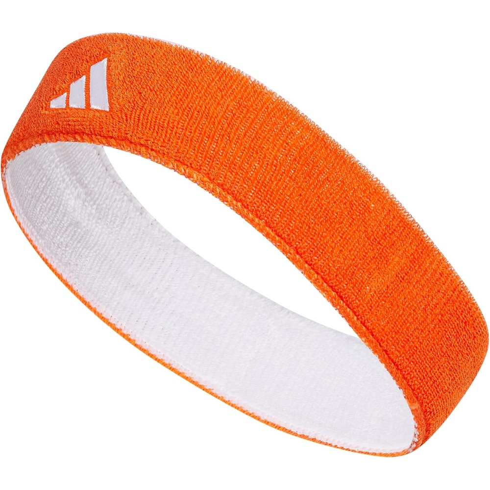 image:imageAdidas Unisex Interval Reversible Headband  Athletic Sports SweatbandTeam OrangeWhite