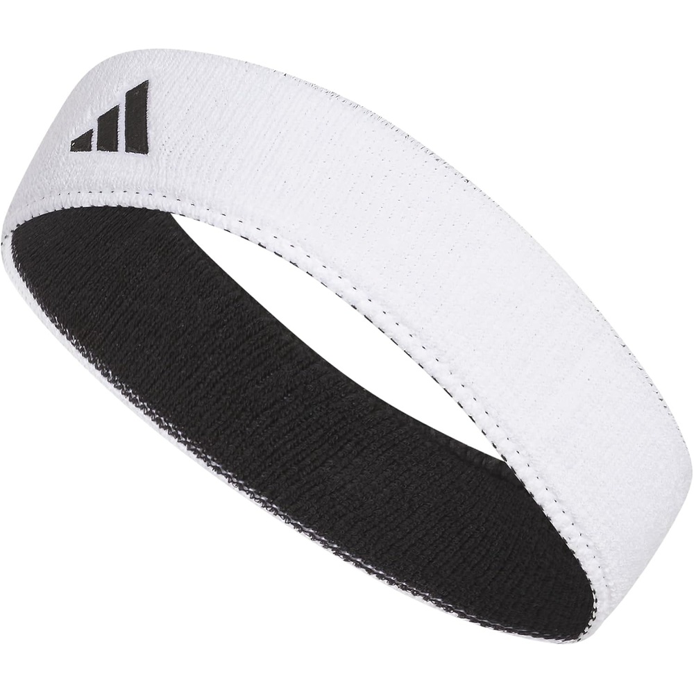 image:imageAdidas Unisex Interval Reversible Headband  Athletic Sports SweatbandWhiteBlack