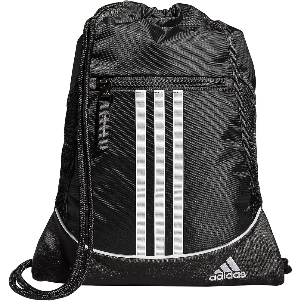 image:imageadidas Alliance Sackpack Drawstring Backpack for Sports Small Gym BagBlack2