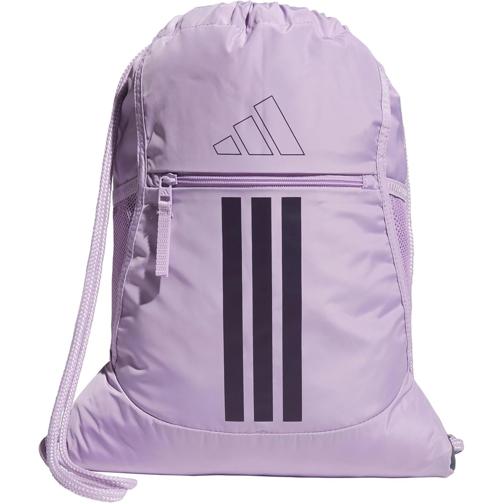 image:imageadidas Alliance Sackpack  Drawstring Backpack for Sports Small Gym BagPowder Plum PurpleAurora Plum Purple3