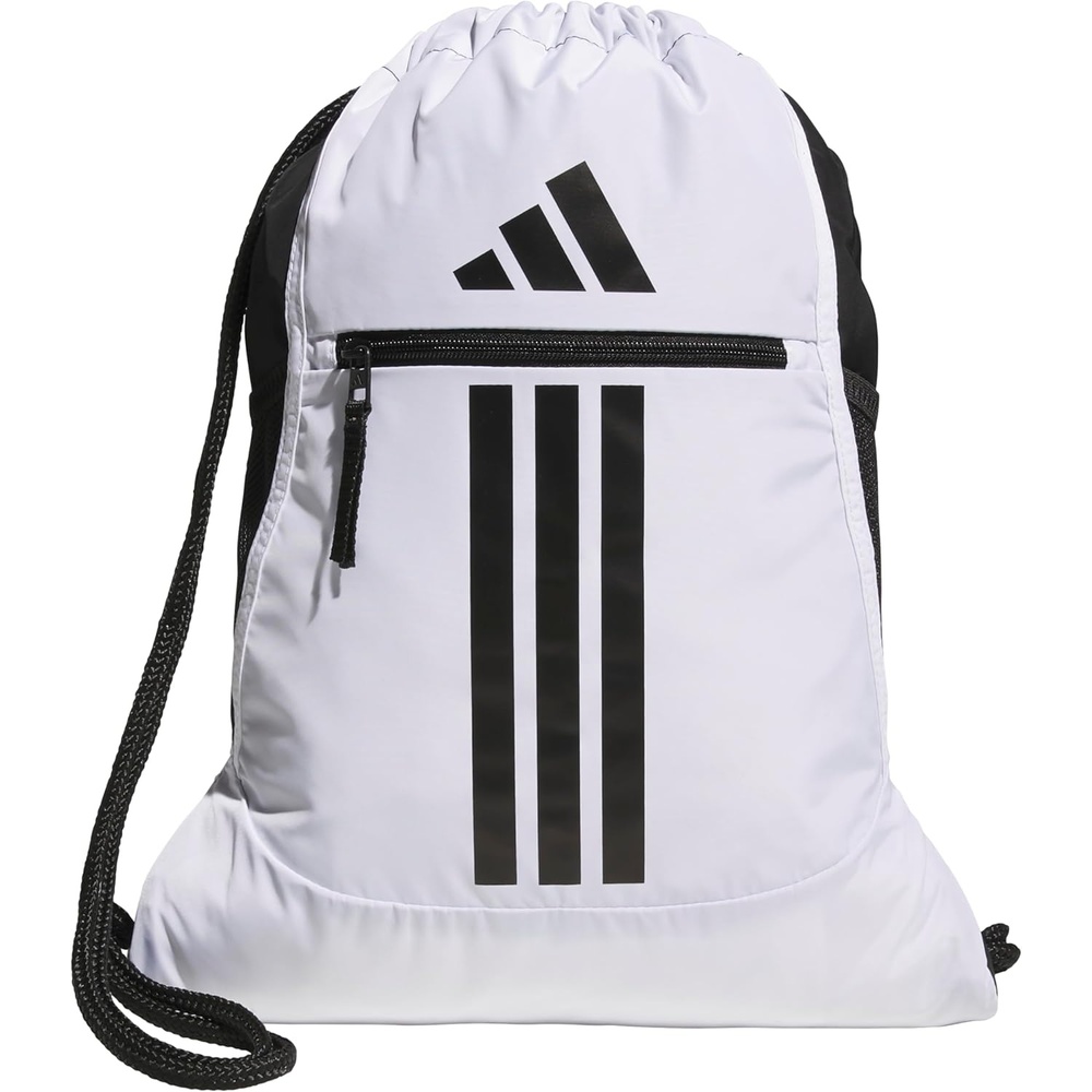 image:imageadidas Alliance Sackpack  Drawstring Backpack for Sports Small Gym BagWhiteBlack3