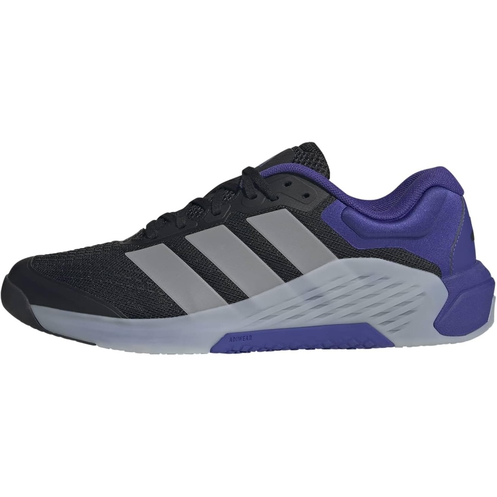 image:imageadidas Mens Dropset 4 Training Sneakers Shoes BlackBlackHalo SilverPure Purple