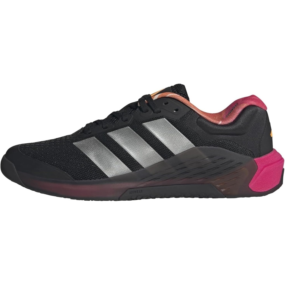 image:imageadidas Mens Dropset 4 Training Sneakers Shoes BlackBlackIron MetallicShock Pink