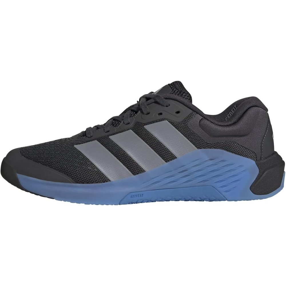 image:imageadidas Mens Dropset 4 Training Sneakers Shoes  BlackCarbonGreyRay Blue