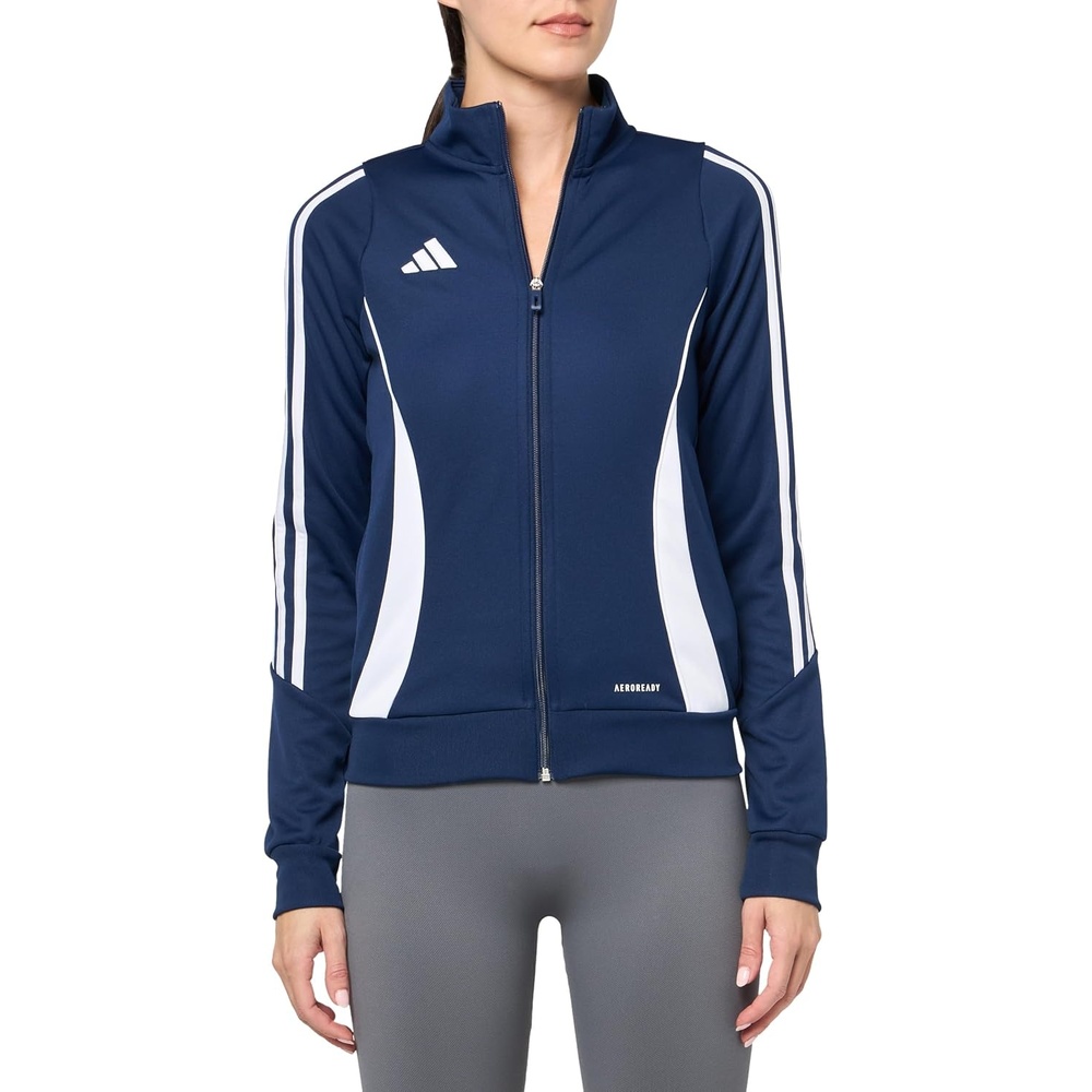 image:imageadidas Womens Tiro 24 Training JacketTeam Navy BlueWhite