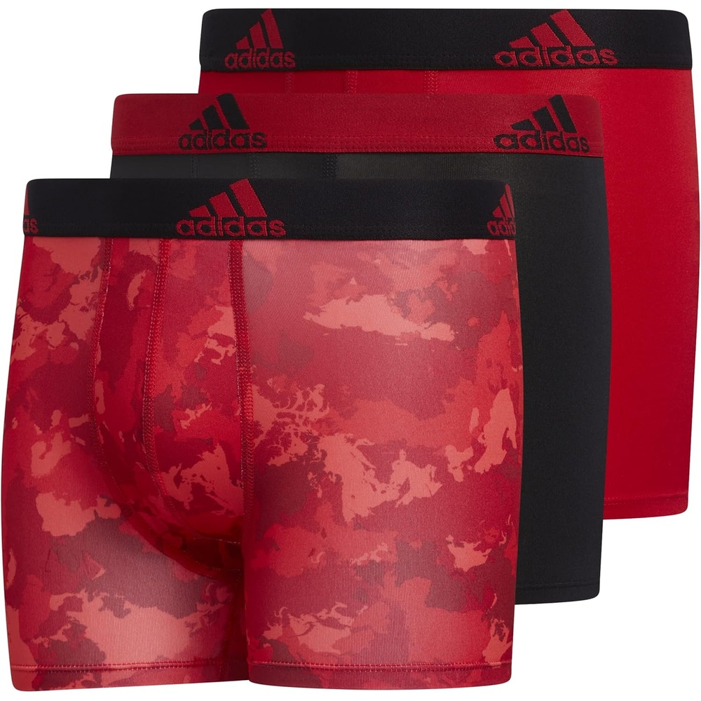 image:imageadidas Womens Train Essentials Boxy Tank TopScarlet Continent CamoBlackScarlet
