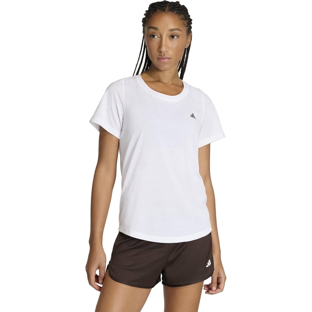image:imageadidas Womens Workout Essentials ScoopNeck TShirtWhite